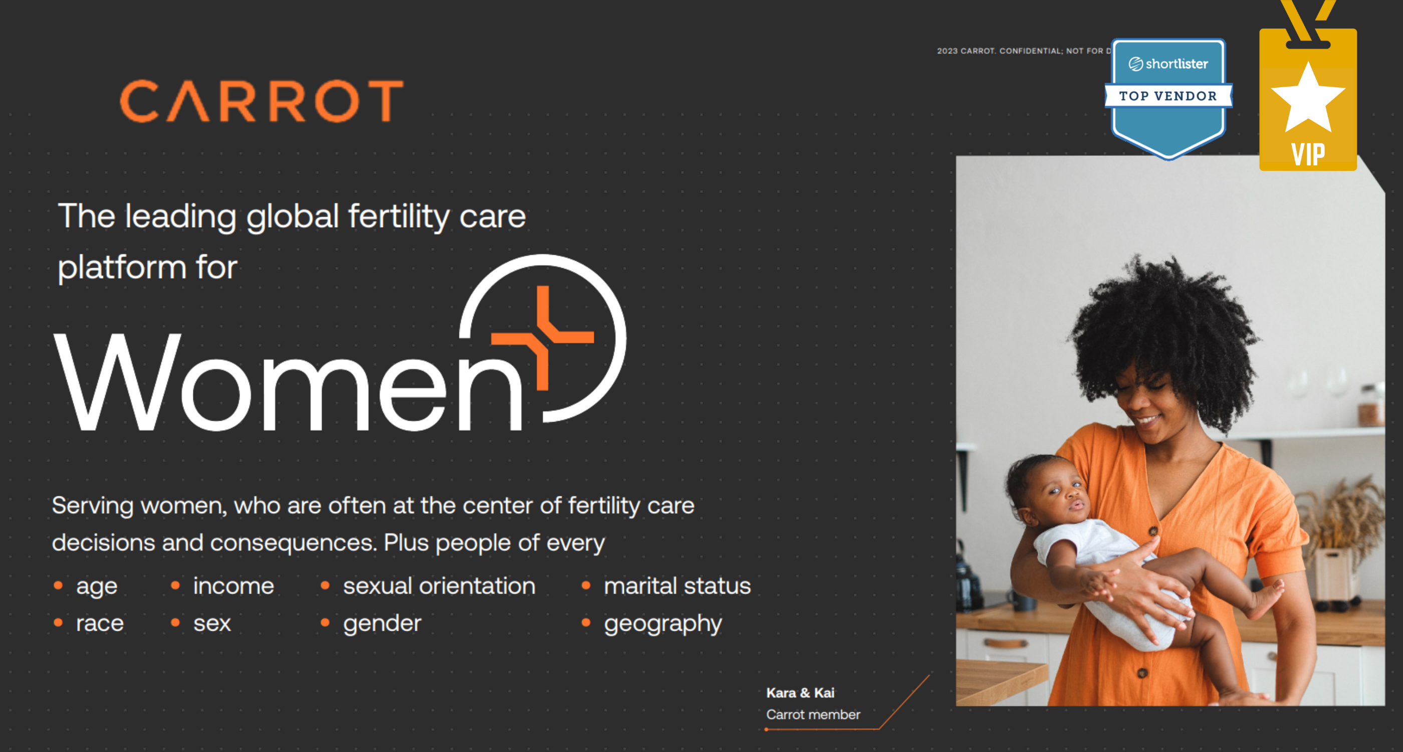 Carrot Fertility Meet A Vendor Shortlister