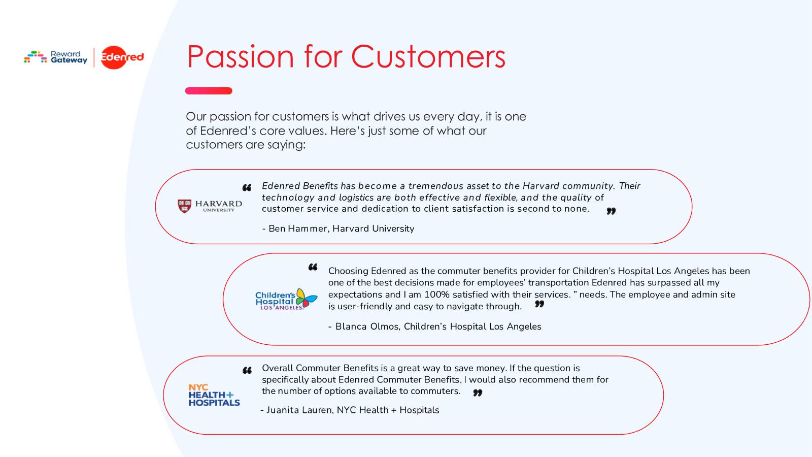 Passion for Customers