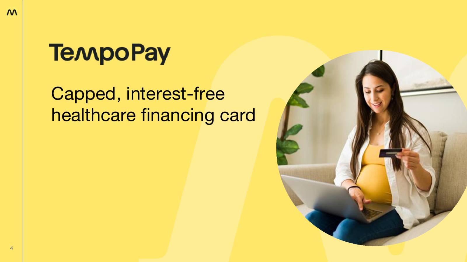 Capped-interest-free healthcare financing card