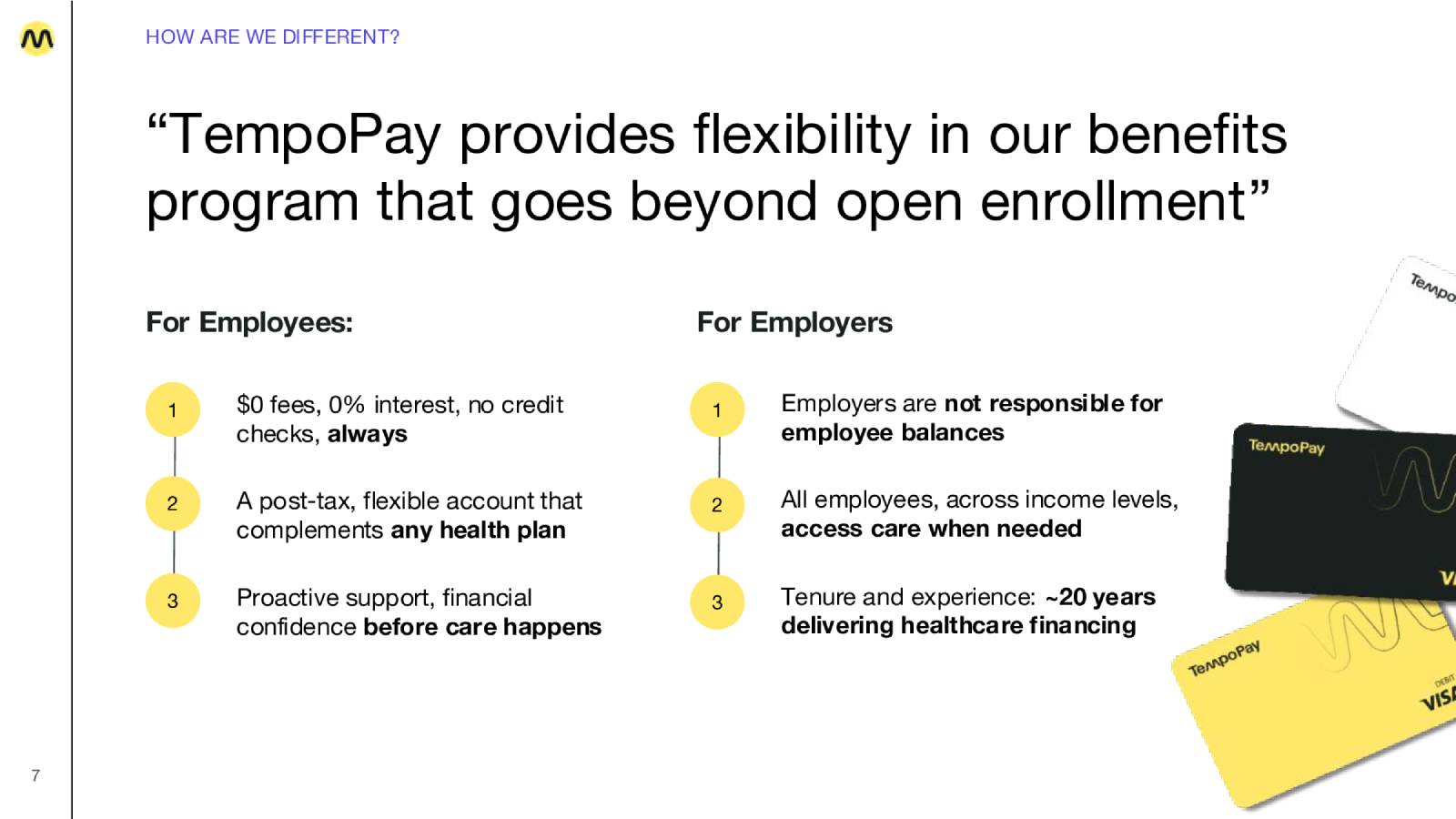 flexibility in our benefits program